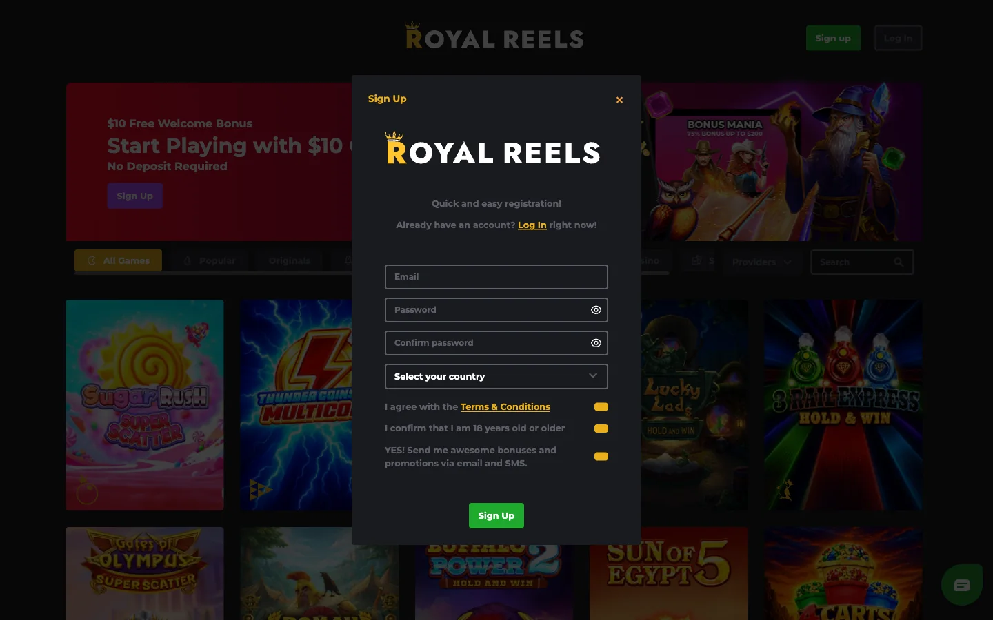 Royal Reels Live Casino – Evolution Gaming Tables